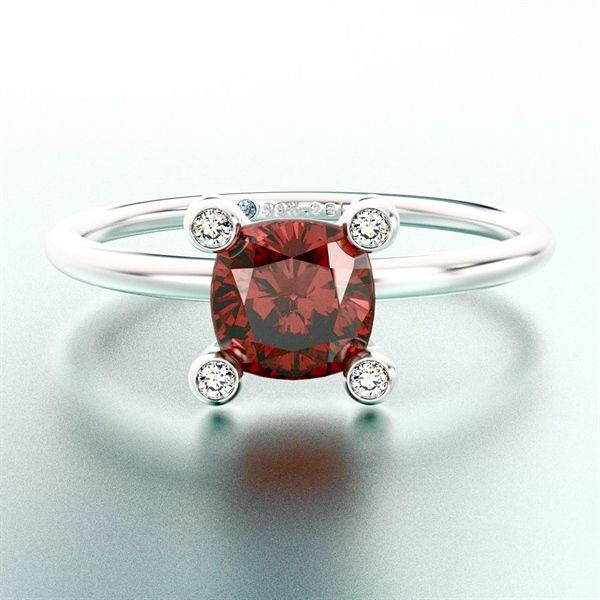  Nhẫn Thiết Kế - Đá Tourmaline Hồng - 2BJNTK15 