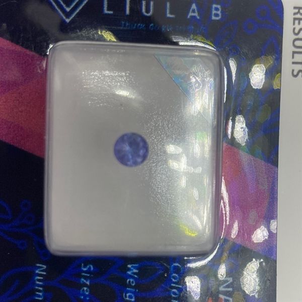  Đá Tanzanite-Tròn 4.06-4.57x2.99ly - 0.63 ct 