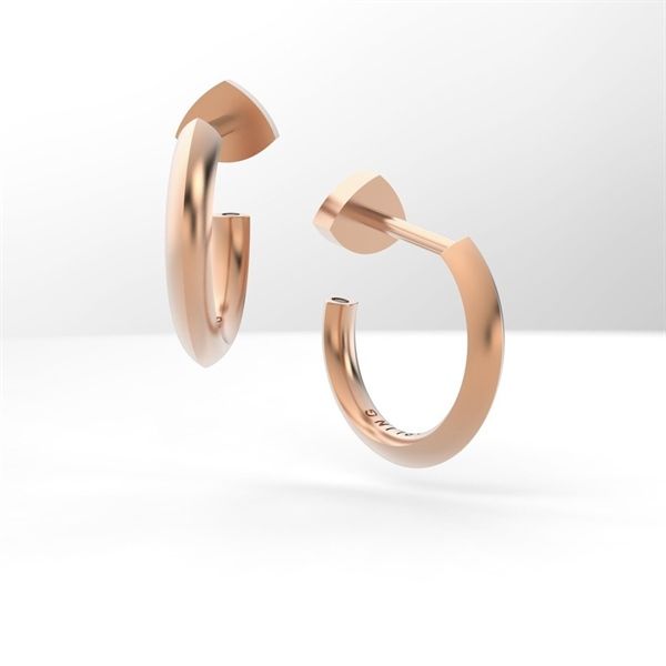  Bông tai thiết kế TGA - S95 + Đá Moissanit 