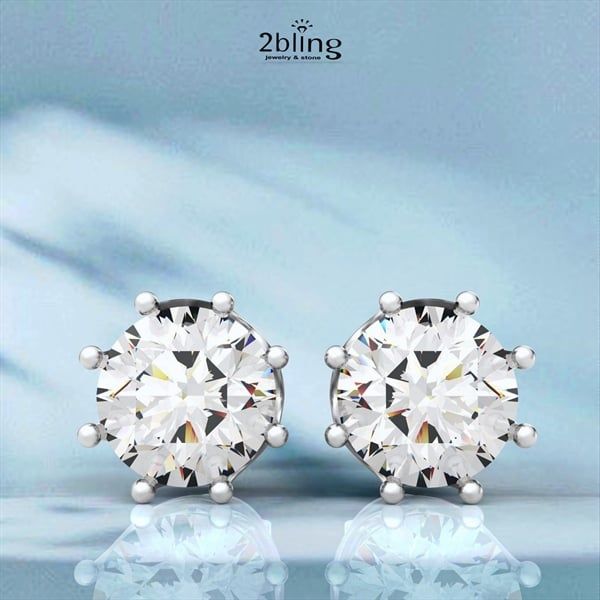  Bông tai nữ moissanite - NONI4 