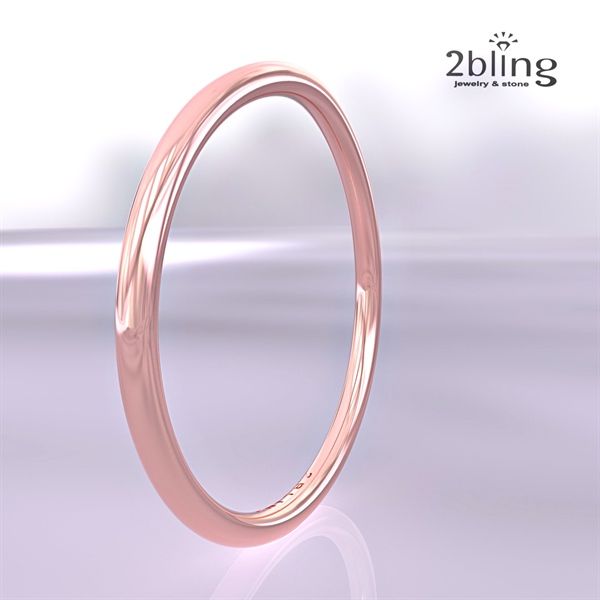  Nhẫn Thiết Kế 14K - Nhẫn 1 Vòng Trơn - 2BJNTK22 