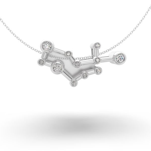  Mặt dây chuyền thiết kế CUHODA Vigro - S95 + Đá Moissanite 