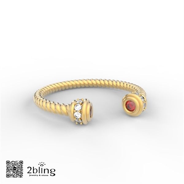  Nhẫn Thiết Kế XO - 2BJNTK13 