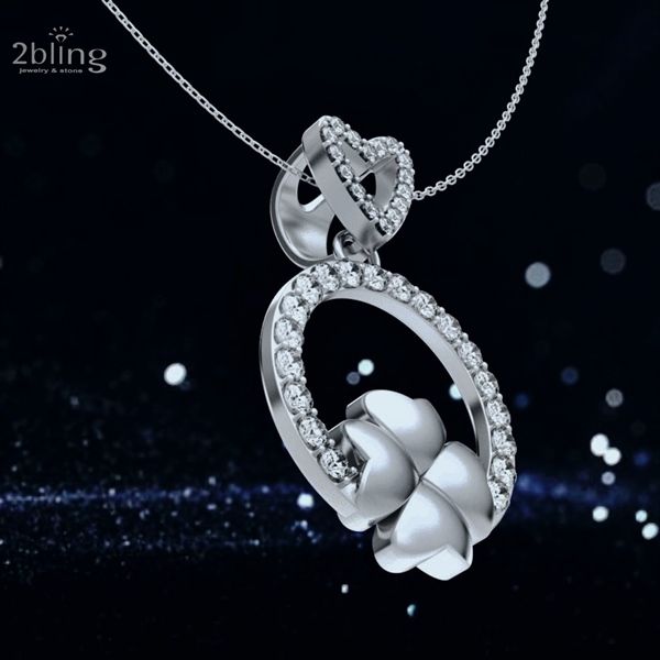  Mặt dây chuyền - Cỏ 4 lá NONI2 