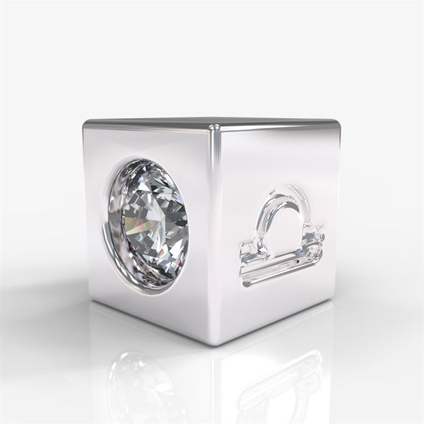  Charm hd Libra - S95 + Đá Moissanite 