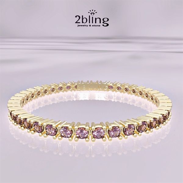  Nhẫn Thiết Kế 18K - Đá Tourmalin - 2BJNTK48 