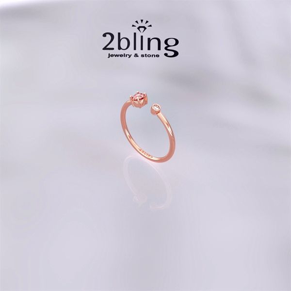  Nhẫn Thiết Kế - Đá Citrine - Garnet - 2BJNTK10 