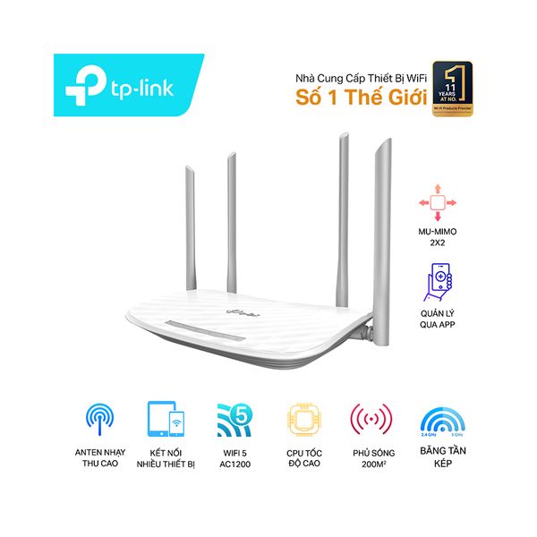 Tipling Router C50 Router Wifi TP-Link Archer C50 Wireless AC1200Mbps – Đỗ Lợi Computer