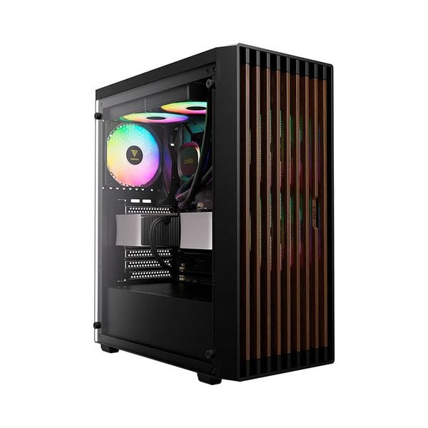 Fcdc Computer Vỏ Case GAMDIAS AURA GC4 ELITE Black (ATX/Mid tower/3Fan) – Đỗ Lợi Computer