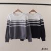 A464-Áo Len Cún Cưng Dài Tay Sọc Phối Màu