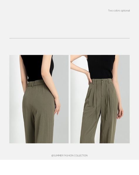  Q94-Quần Ống Suông Dây Rút 