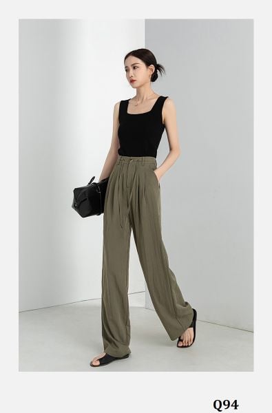  Q94-Quần Ống Suông Dây Rút 