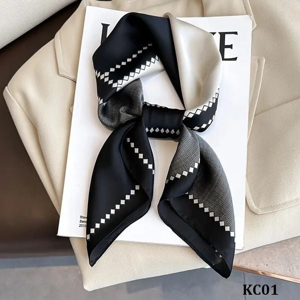  KC01-Khăn Lụa Thời Trang Hàn Quốc Size 70 
