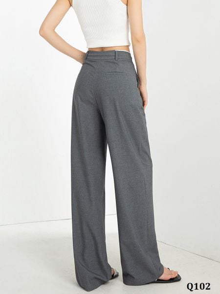  Q102-Quần Tây Lụa Dây Rút Co Dãn 