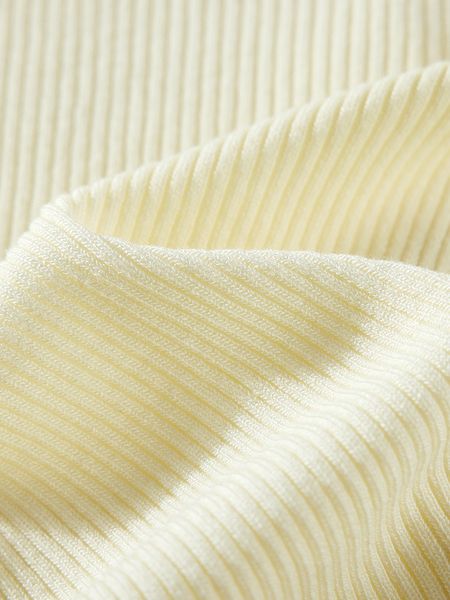  A402-Áo Len Lụa Băng Ngắn Tay Nhiều Nút Rút Eo 