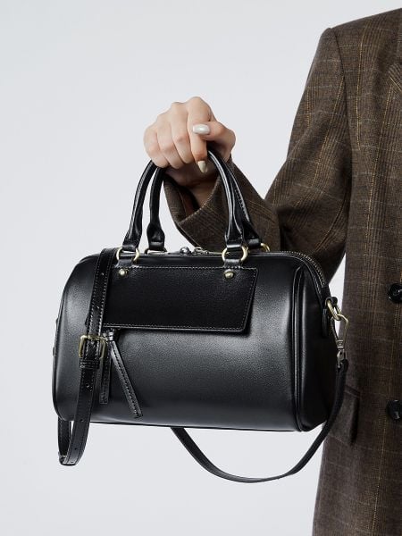  TX143-Túi Xách Da Thật Boston Thời Trang 