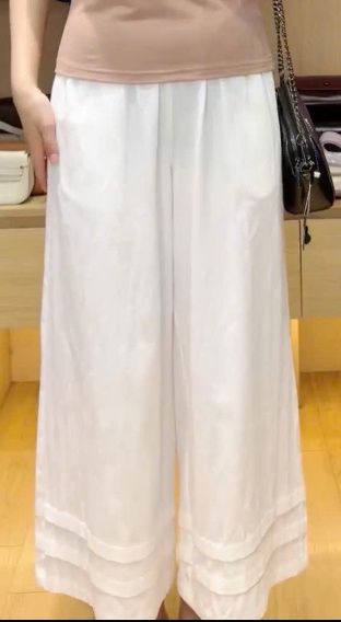  Q268-Quần Suông Cotton Xếp Ly 