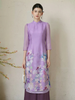 AD16- Áo Dài Tử Đinh Hương 