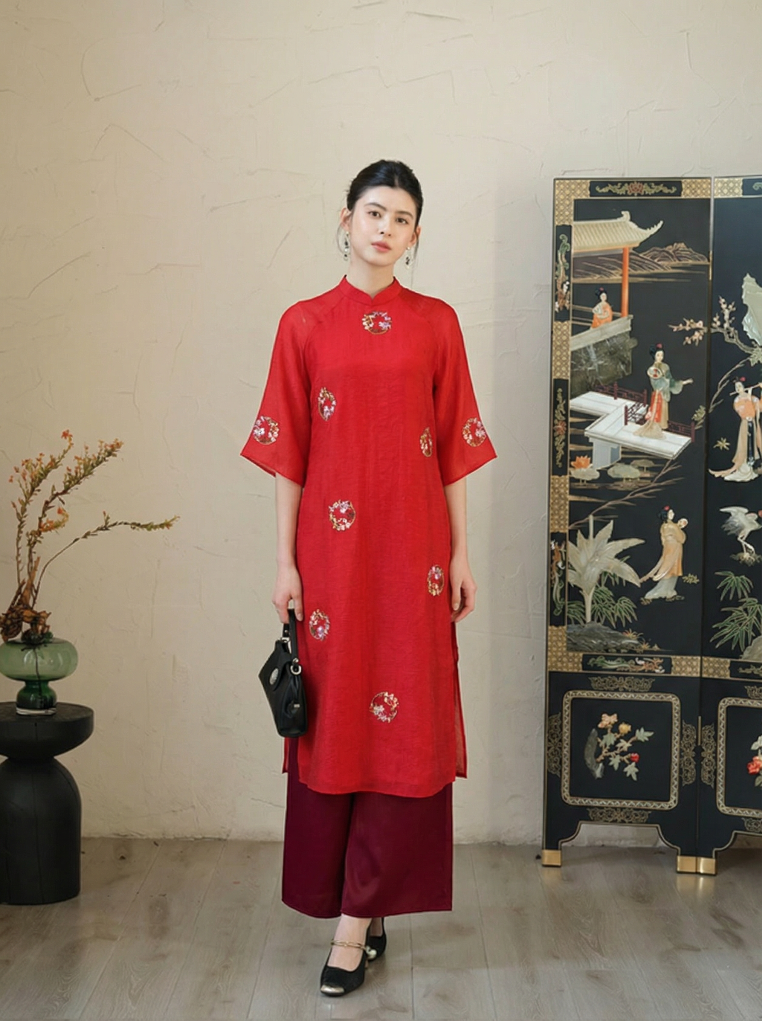  AD05-Áo Dài Tơ Xuân 