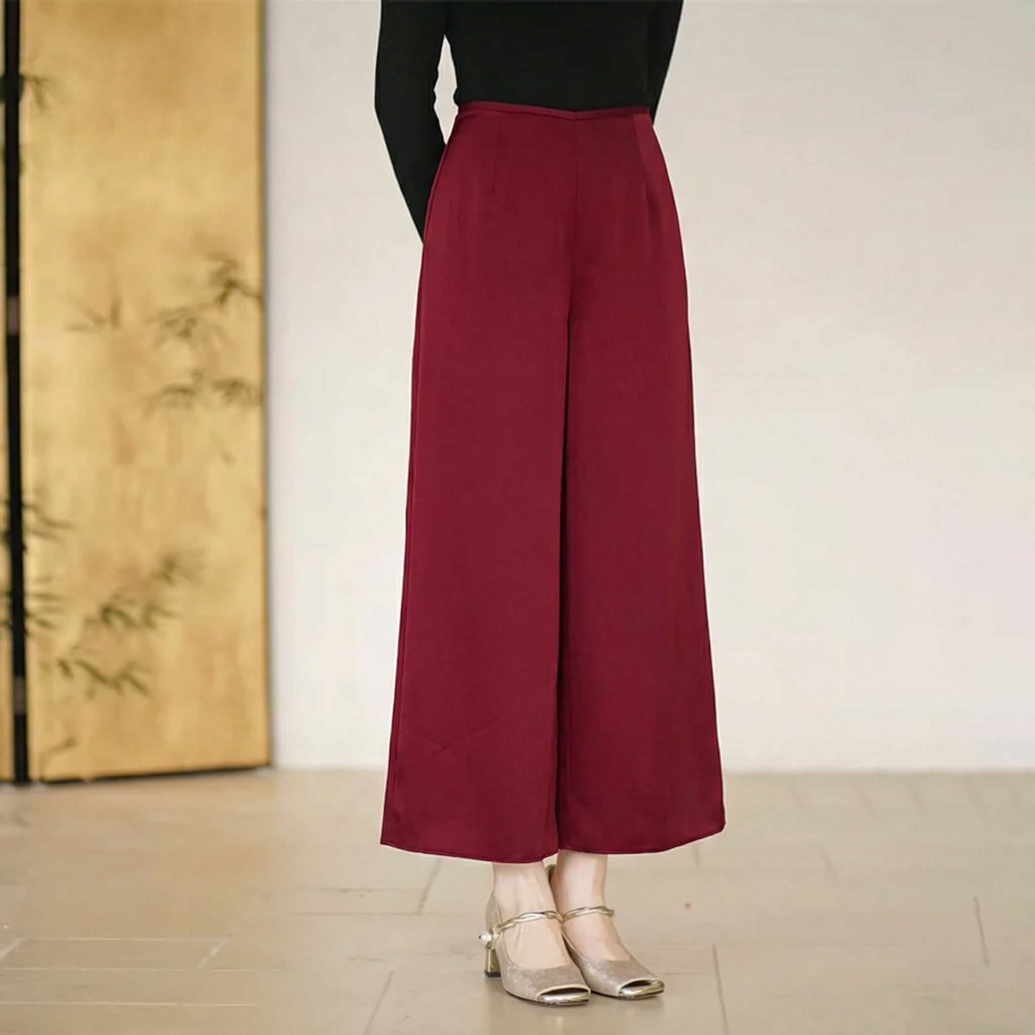  QD03- Quần Áo Dài Lụa Mây Satin 