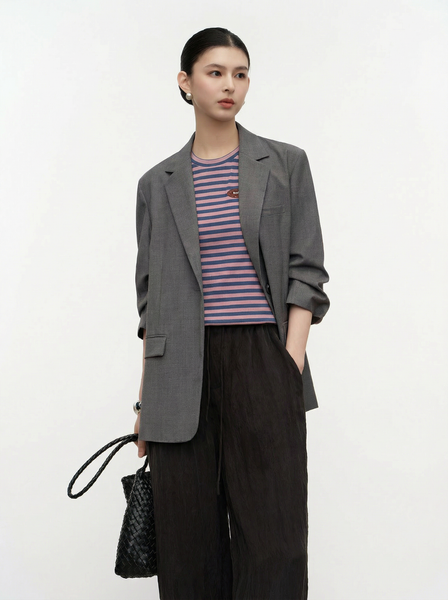  AT53-Áo Thun Sọc Lụa Mịn Tay Ngắn 