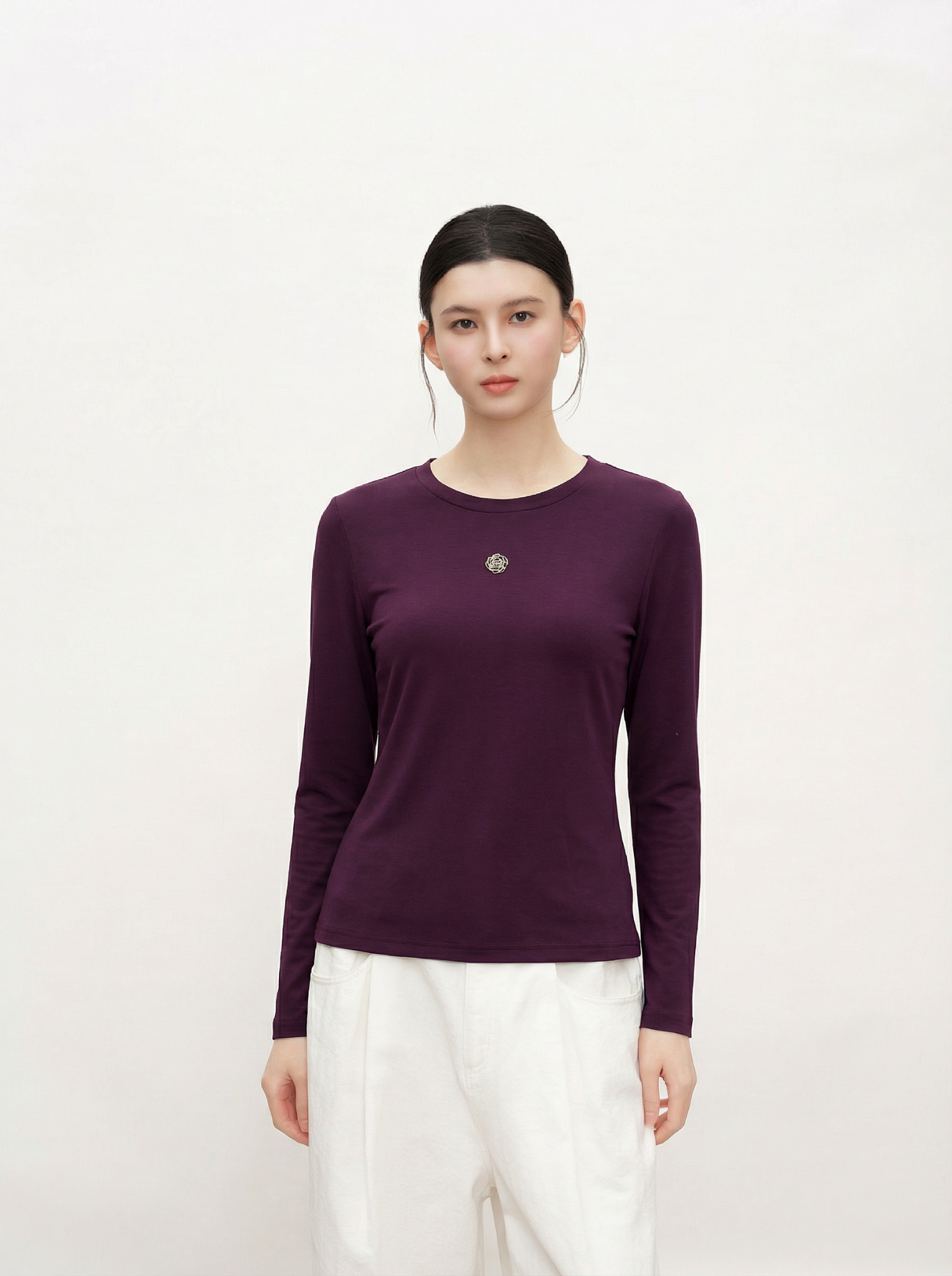  AT51- Áo Thun lụa mịn Bambo Cotton 