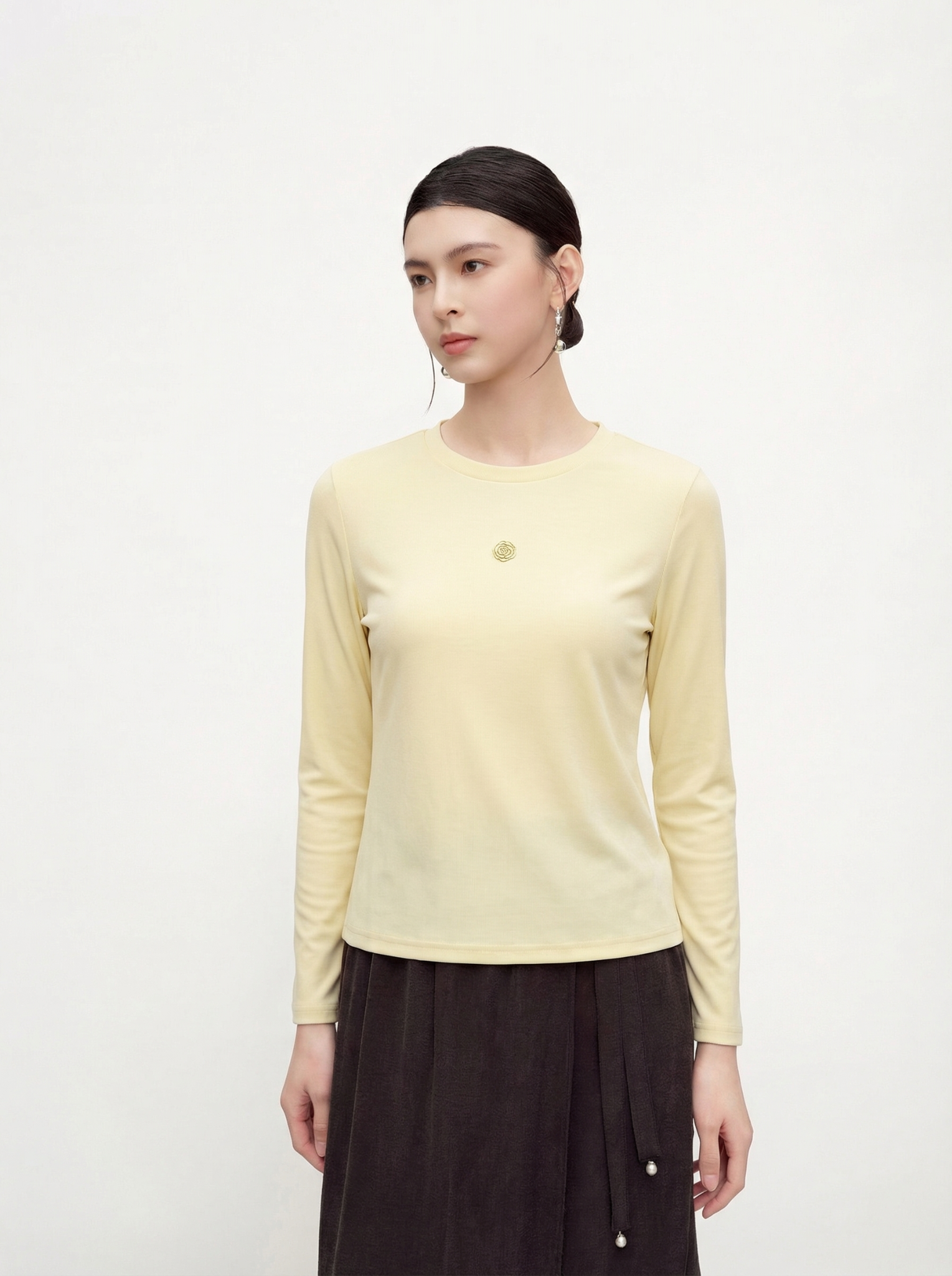  AT51- Áo Thun lụa mịn Bambo Cotton 