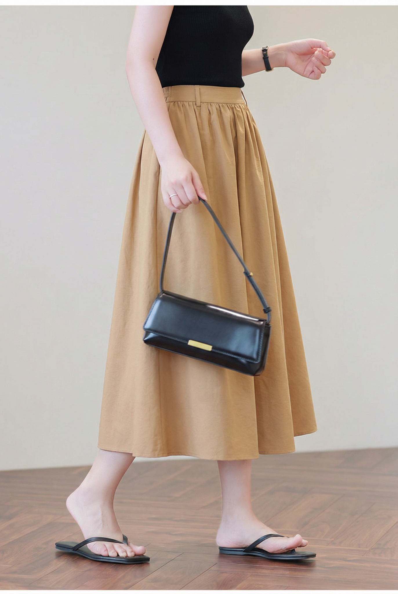  Q364- Chân Váy  Lyocell 