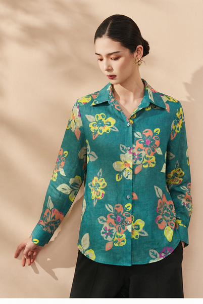  A881-  Áo Sơ Mi Linen Premium Cao Cấp 