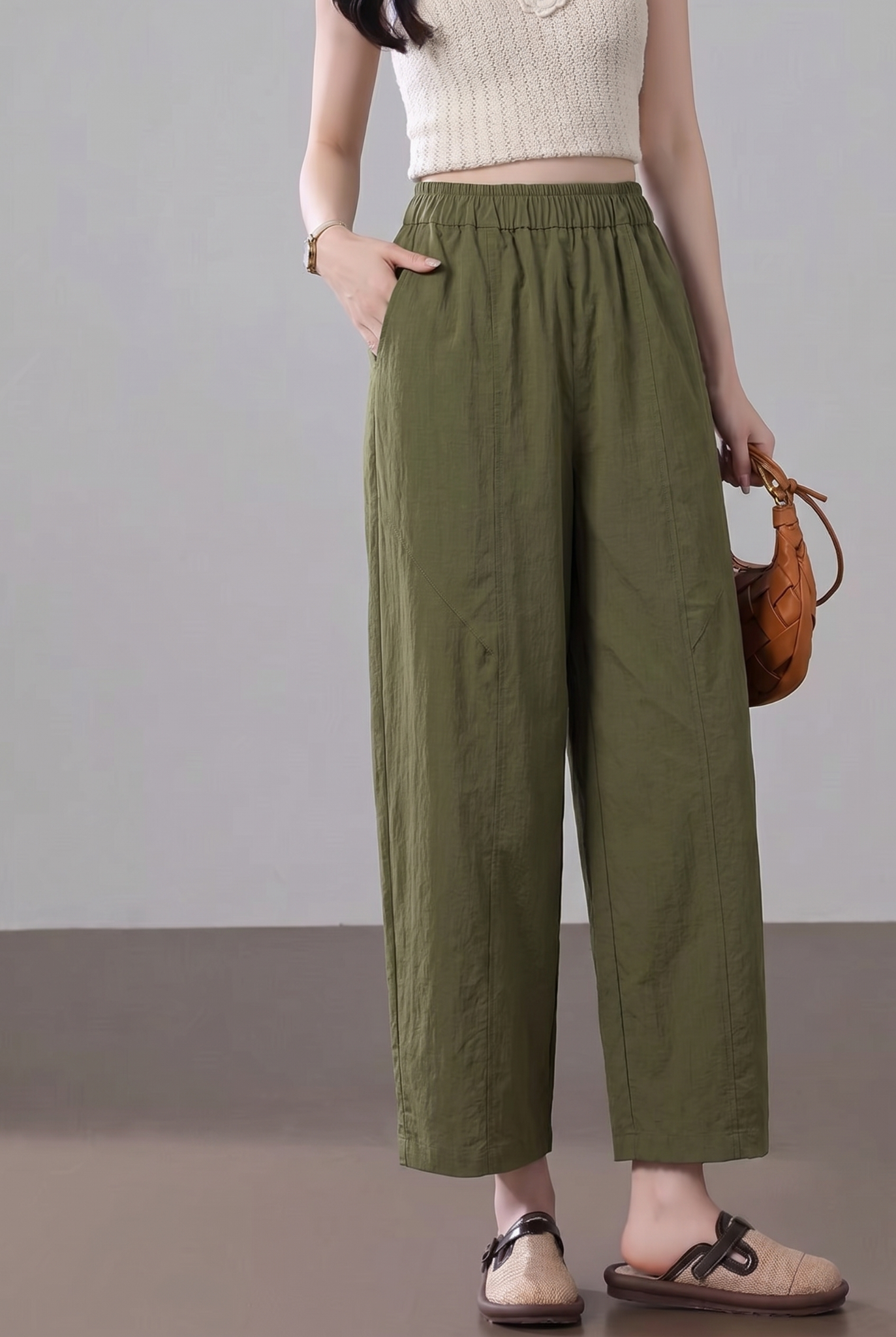  Q377- Quần Baggy 9 Tấc 