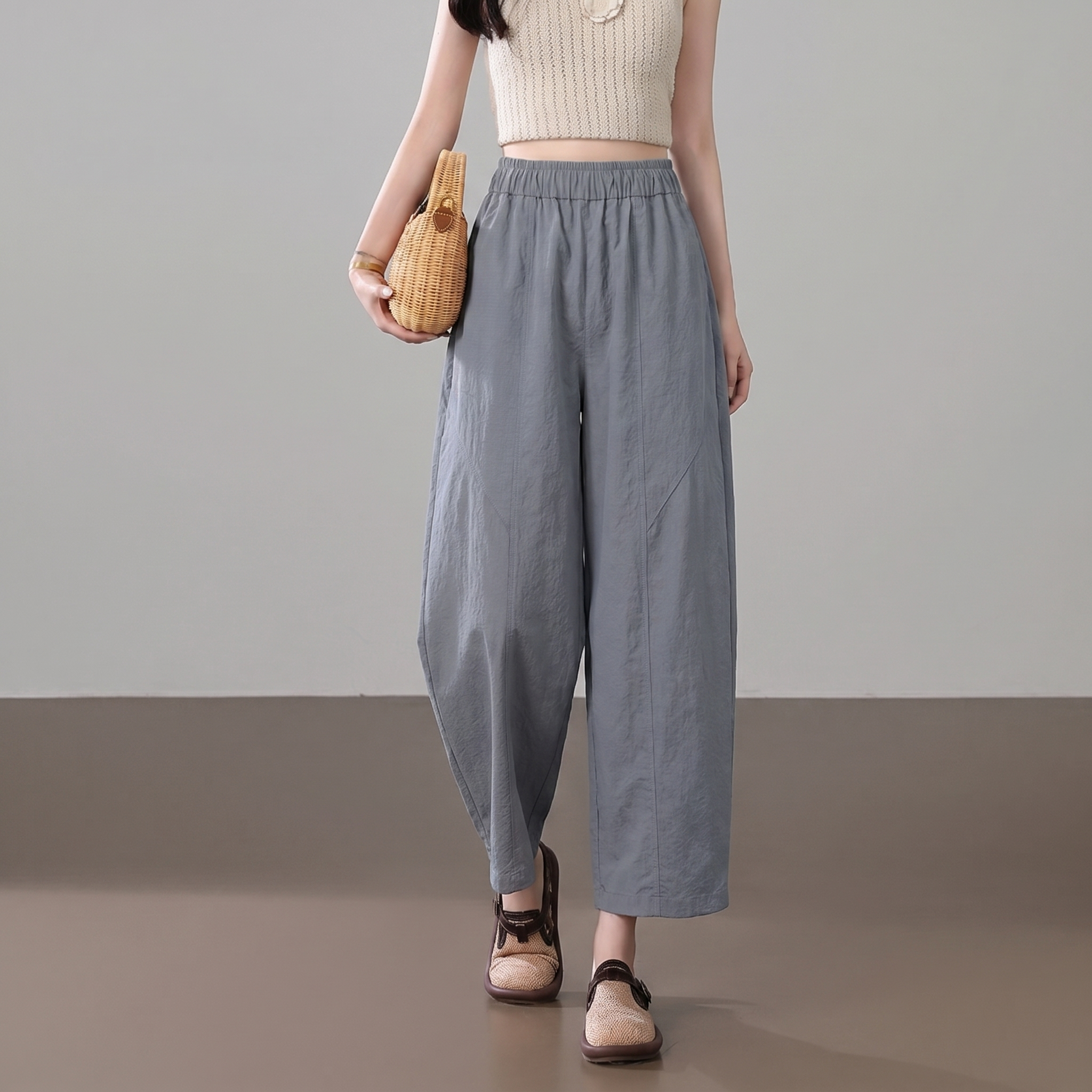  Q377- Quần Baggy 9 Tấc 