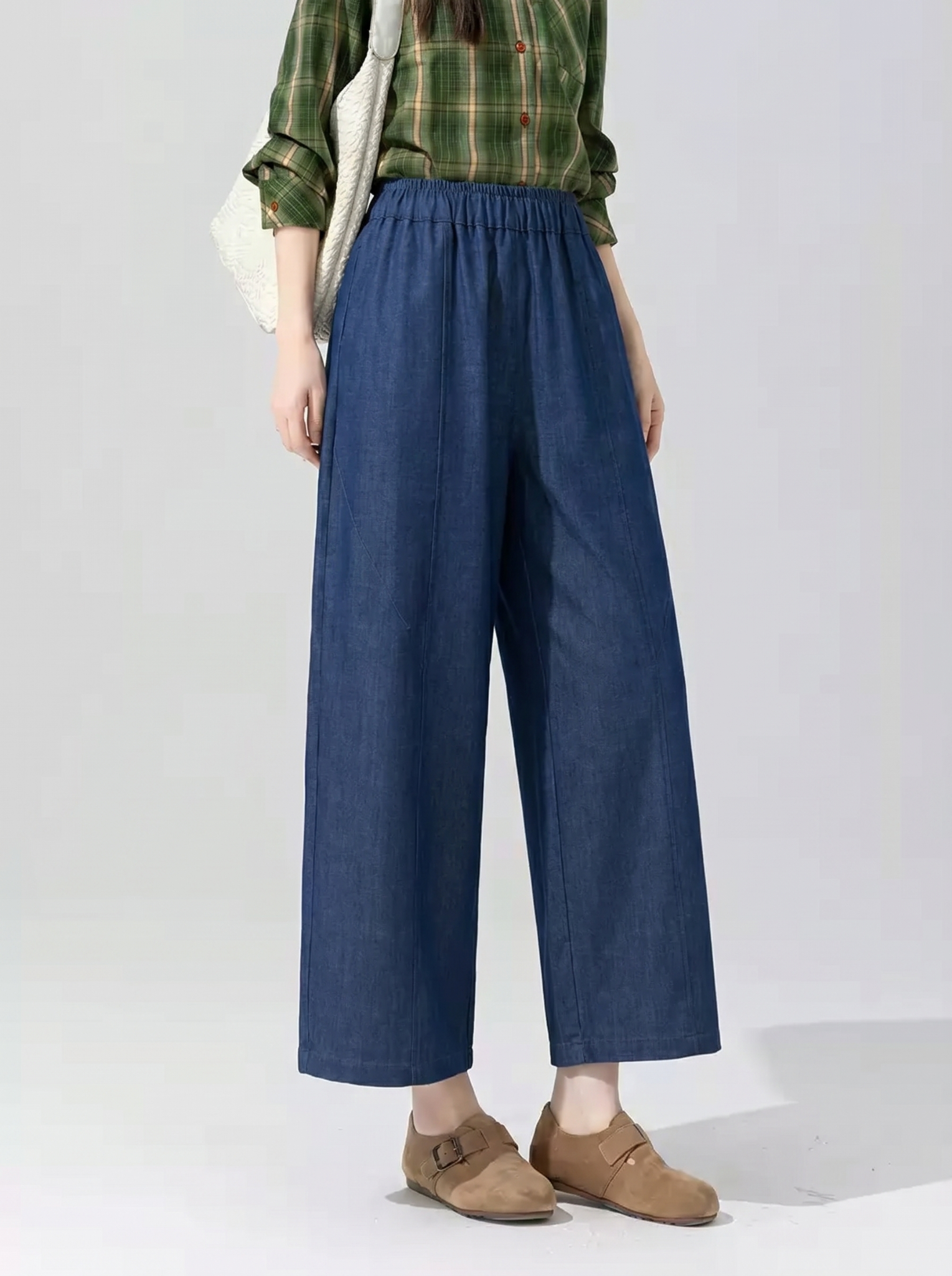  Q405-Quần Demin Baggy Lưng Thun 