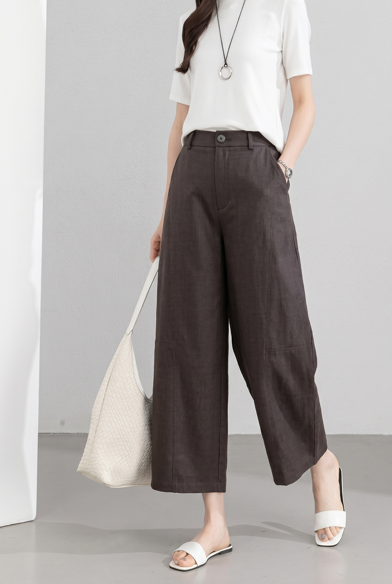  Q414- Quần Demin Baggy Khóa Kéo 