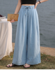 Q407-Quần Linen BamBoo Ống Rộng 
