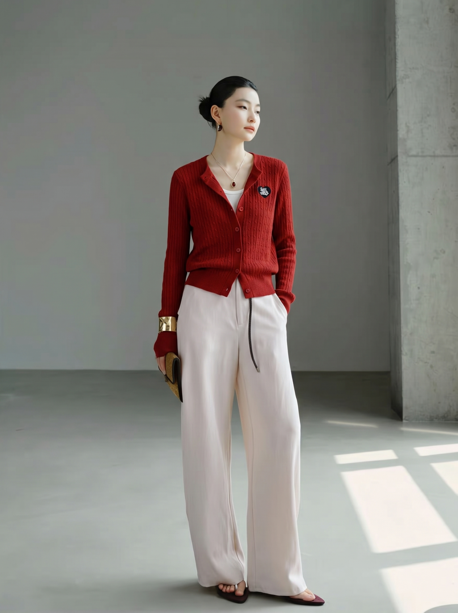  A729-Áo Len Dệt Kim Cardigan Họa Tiết Kiểu Pháp Mùa Thu 