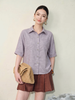 A598-Áo Linen Tencel  2 Túi