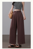  Q423-Quần Suông Linen Viscose Xếp Ly 