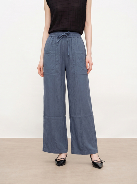  Q425-Quần Suông Rayon 2 Túi 