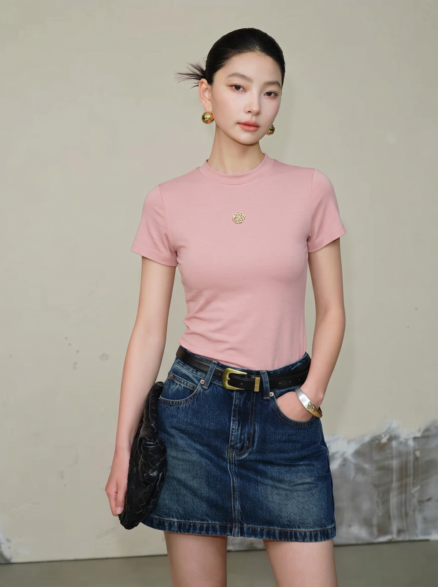  AT52- Áo Tay Ngắn lụa mịn Bambo Cotton 