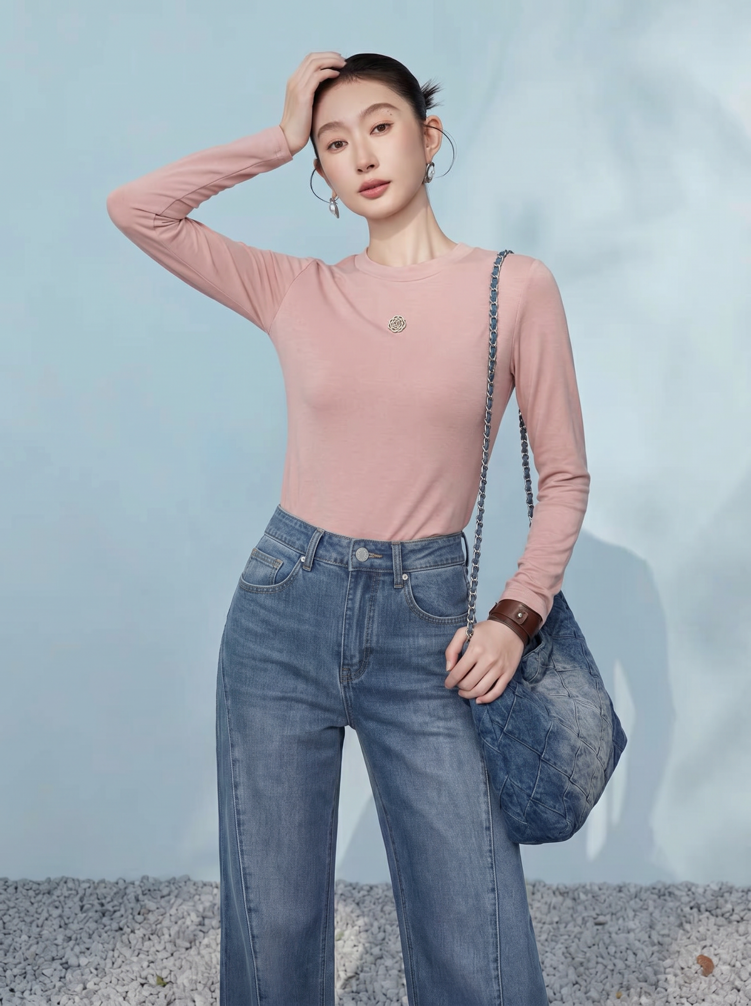  AT51- Áo Thun lụa mịn Bambo Cotton 