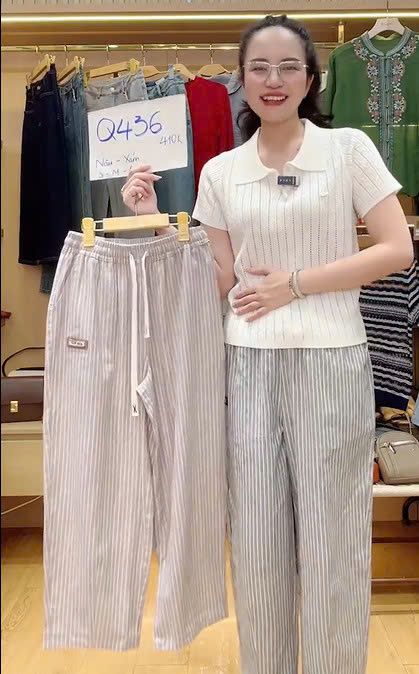  Q436- Quần Linen Cotton Túi Hộp 