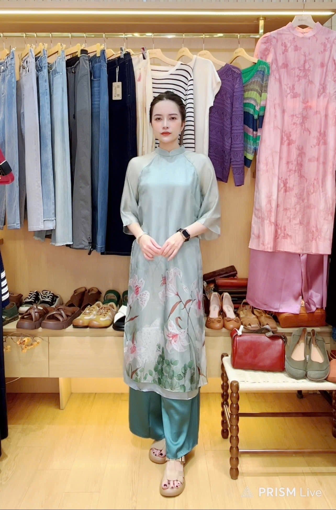  AD01-Áo Dài Tơ 2 Lớp 