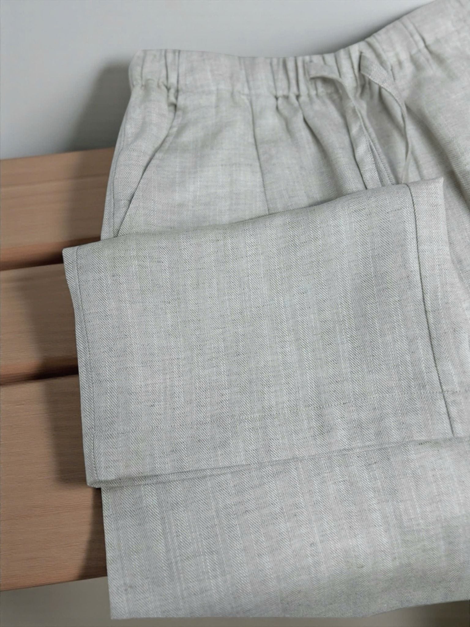  Q353- Quần Suông Linen Tencel Dây Rút 