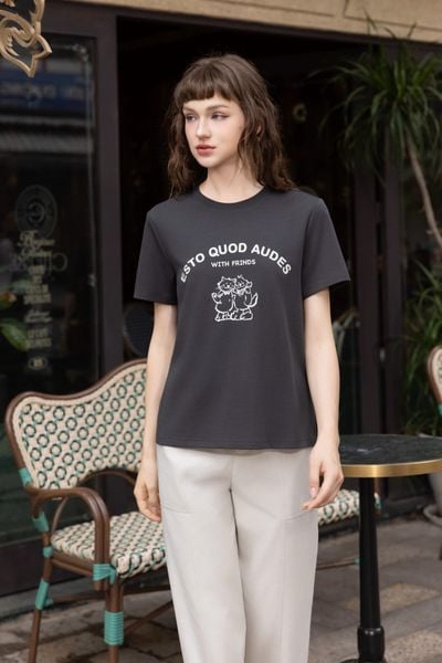  AT37-Áo Thun Cotton Lụa Mịn 