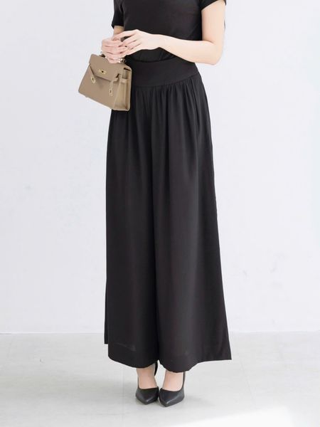  Q213-Quần  Ống Rộng Khóa Kéo 