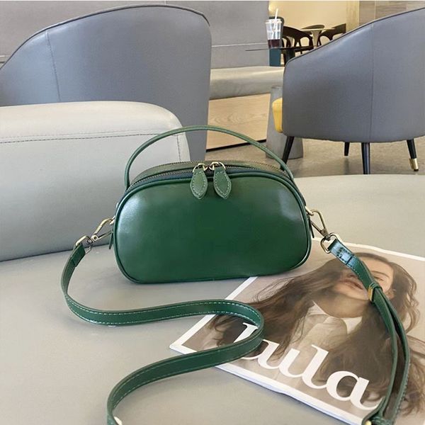  TX153-Túi Xách Da Thật Oval Tiện Dụng 