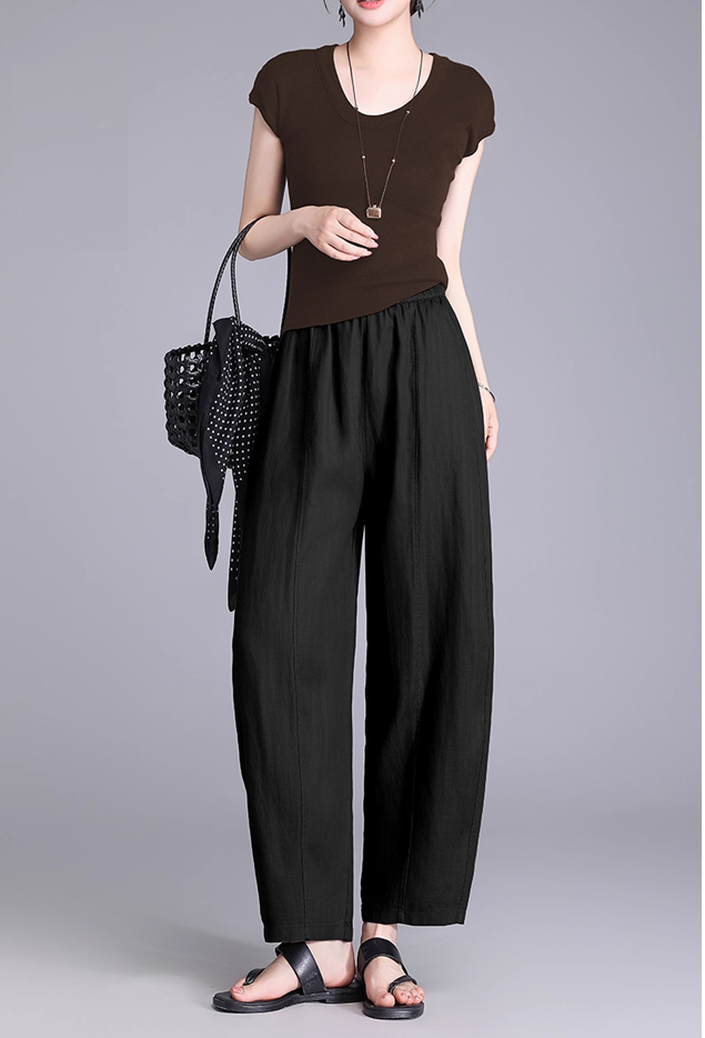  Q316-Quần Baggy Linen Tencel 