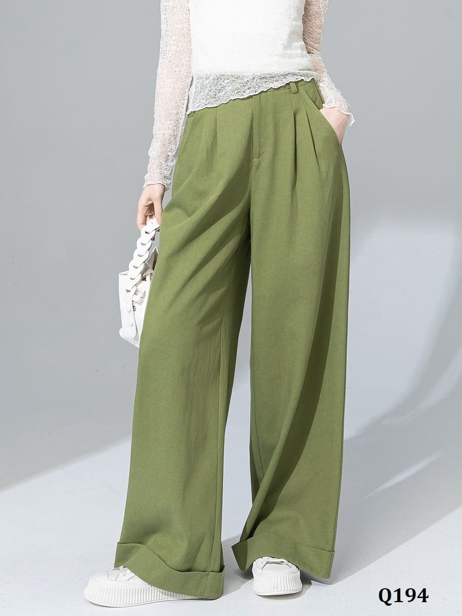  Q194-Quần Tây Lụa Lai Kiểu 