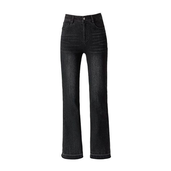  Q122-Quần Jeans Ống Bo Co Dãn Cắt Gấu 