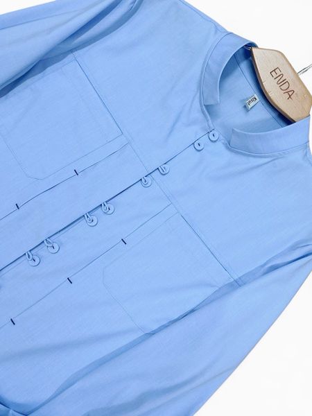  A730-Áo Sơ mi Khoác Ngắn Cổ Đứng 